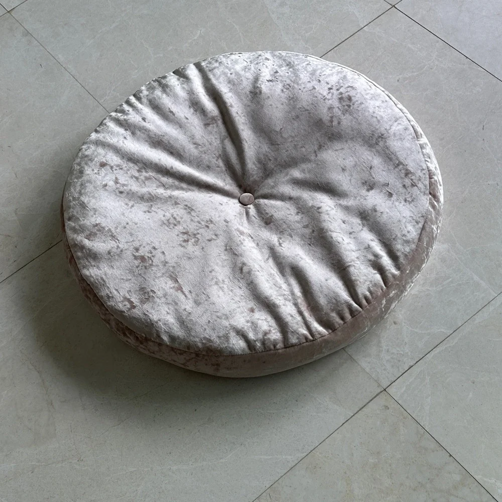 Round Velvet Cushion